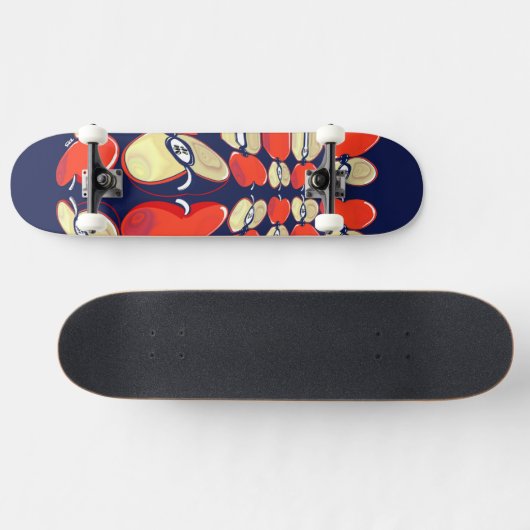 Apple Pop Skateboard Dek (Horizontaal)