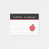 Apple Post It Notes Cadeaubon van docent (Voorkant)