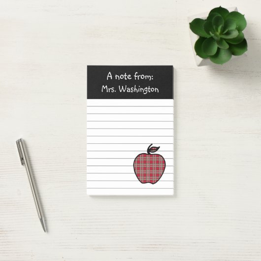 Apple Post van de docent Pset Post-it® Notes (Kantoor)