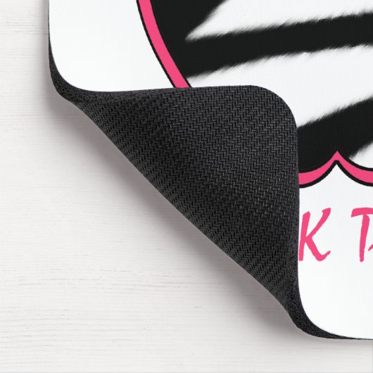 Apple prek voor leerling-Zebra Muismat (Hoek)