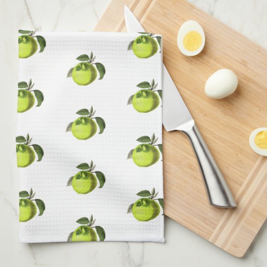 Apple Print Theedoek (Quarter Fold)