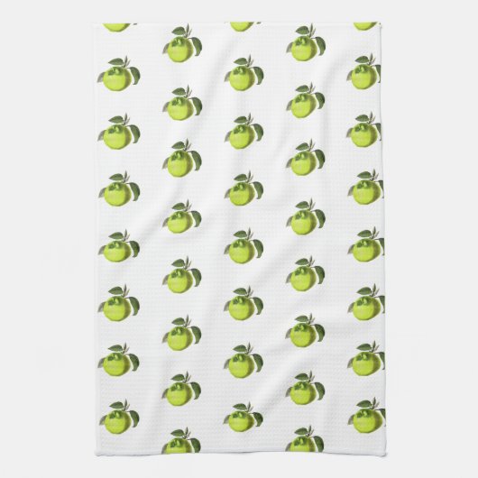 Apple Print Theedoek (Verticaal)