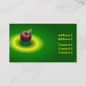 Apple-profielkaart Visitekaartje (Achterkant)