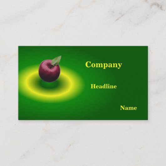 Apple-profielkaart Visitekaartje (Voorkant)
