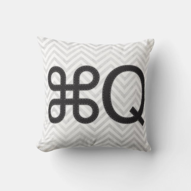 Apple Q Mac Pillow stoppen Kussen (Voorkant)