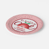 Apple Rainbow, lief om 1, 1-jarige krant te zijn Papieren Bordje (Gekanteld)