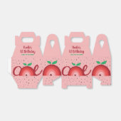 Apple Rainbow, Sweet om één, 1e verjaardag te zijn Bedankdoosjes (Uitgevouwen)