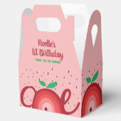 Apple Rainbow, Sweet om één, 1e verjaardag te zijn Bedankdoosjes (Geopend)