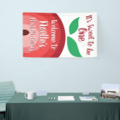 Apple Rainbow, Sweet om één, 1e verjaardag te zijn Spandoek (Beurs)