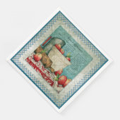 Apple Recipe Ephemera ontkoppeling Servet (Hoek)