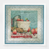 Apple Recipe Ephemera ontkoppeling Servet (Voorkant)