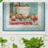 Apple Recipe Ephemera Theedoek (Gevouwen)