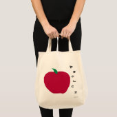 Apple Recyclen Grocery Bag Tote Bag (Voorkant (product))