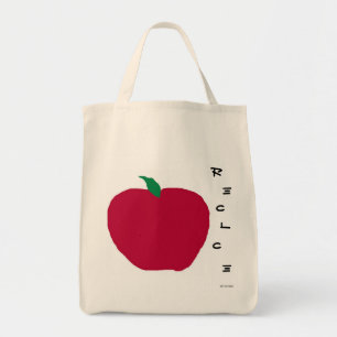 Apple Recyclen Grocery Bag Tote Bag