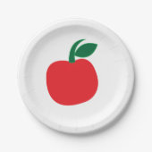 Apple Red Apple Fruit Party Papieren Bordje (Voorkant)
