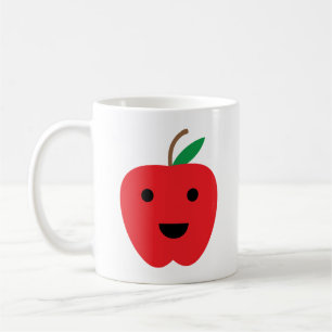 Apple Red Kawaii Schattige Koffiemok