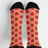 Apple Red Pattern Socks Sokken (Top)