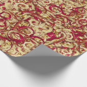 Apple restjes collage willekeurig patroon cadeaupapier (Hoek)