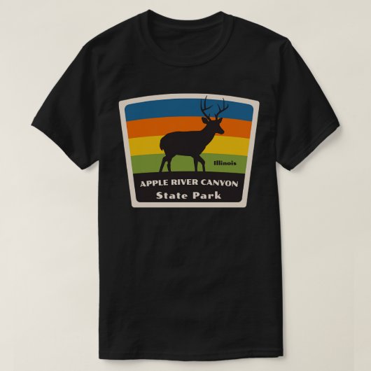 Apple River Canyon State Park Illinois Roaming Dee T-shirt (Design voorkant)