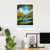 Apple River Canyon State Park Reisreclame uit het Poster (Thuiskantoor)