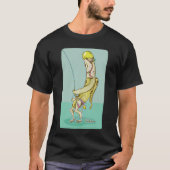 Apple Rock Climber Grappig fruit T-shirt (Voorkant)