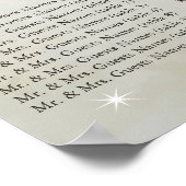 Apple Rode Hartblad Boom Stoelindeling Poster (Hoek)