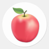 Apple Ronde Sticker (Voorkant)