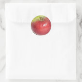 Apple Ronde Sticker (Tas)