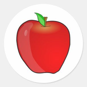 Apple Ronde Sticker