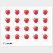 Apple Ronde Sticker (Vel)