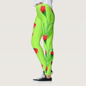 Apple rood en Limoen Leggings (Links)