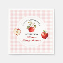Apple Roze Strikje Preppy Coquette Baby Shower