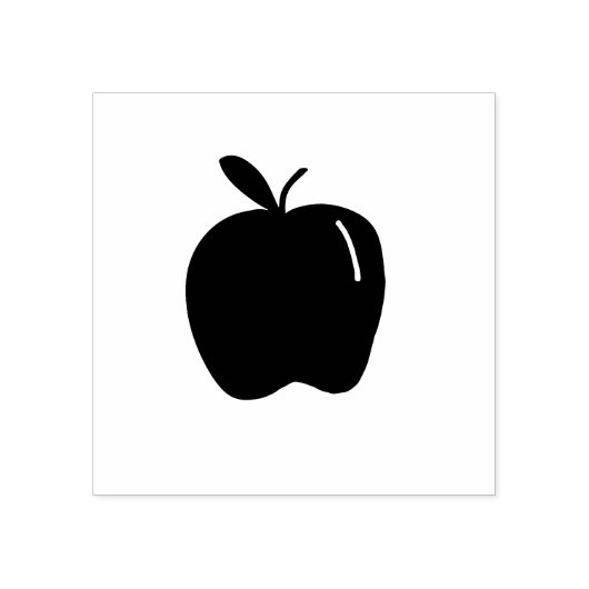 Apple Rubberstempel (Afrduk)