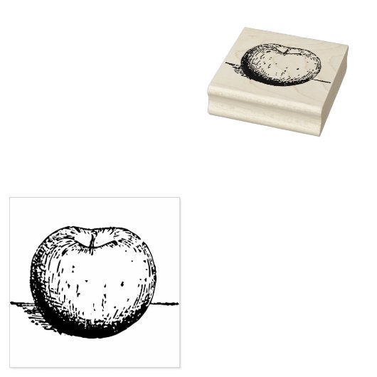 Apple Rubberstempel (Gestempeld)