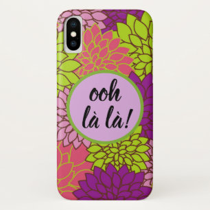 Apple/ Samsung Ooh la la! Monogram Veteraan Bloemm Case-Mate iPhone Case