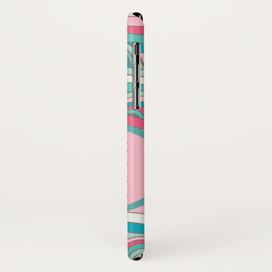 Apple/Samsung Ooh la! Monogram Vet Case-Mate iPhone Case (Achterkant/links)