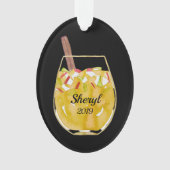 Apple Sangria Gepersonaliseerd Ornament (voorkant)
