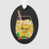 Apple Sangria Personalized Ornament (voorkant)