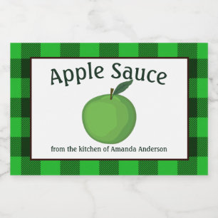 Apple Sauce Canning Plays GH Food Label Voedselcontainer Etiket