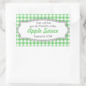 Apple Sauce conservert groene etiketten met etiket (Tas)