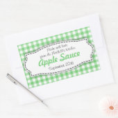 Apple Sauce conservert groene etiketten met etiket (Envelop)