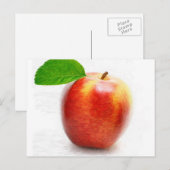 Apple schilderen briefkaarten (Voorkant / Achterkant)