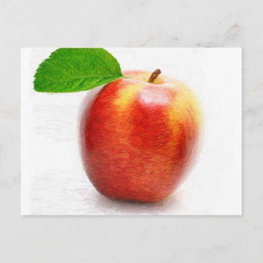 Apple schilderen briefkaarten (Voorkant)