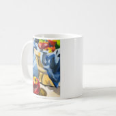 Apple schilderij mok (Voorkant links)