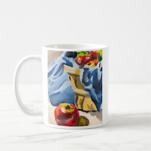 Apple schilderij mok (Links)