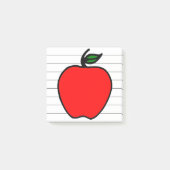 Apple School Post van kleine docenten Post-it® Notes (Voorkant)