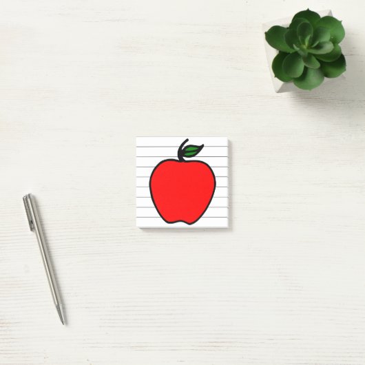 Apple School Post van kleine docenten Post-it® Notes (Kantoor)