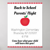 Apple School Poster (Voorkant)