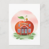 Apple Schoolhouse Briefkaart (Voorkant)