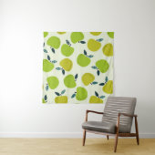 Apple seamless pattern. Fruit theme illustration.a Wandkleed (In situ)